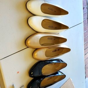 3 pair Lot St. John Shoes